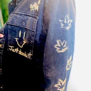 Lightweight black jean jacket